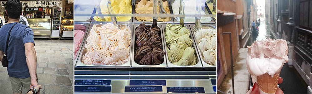 Venice Travel Guide 2 nights in venice-Gelato- Sally Says So